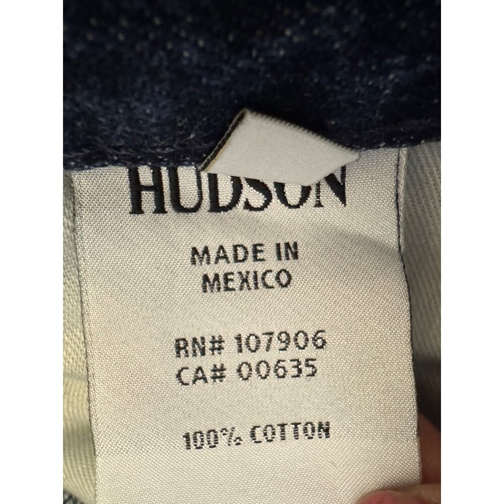 Hudson Bootcut Jeans Mens Dark Blue Denim Made In Mexico - Picture 5 of 5